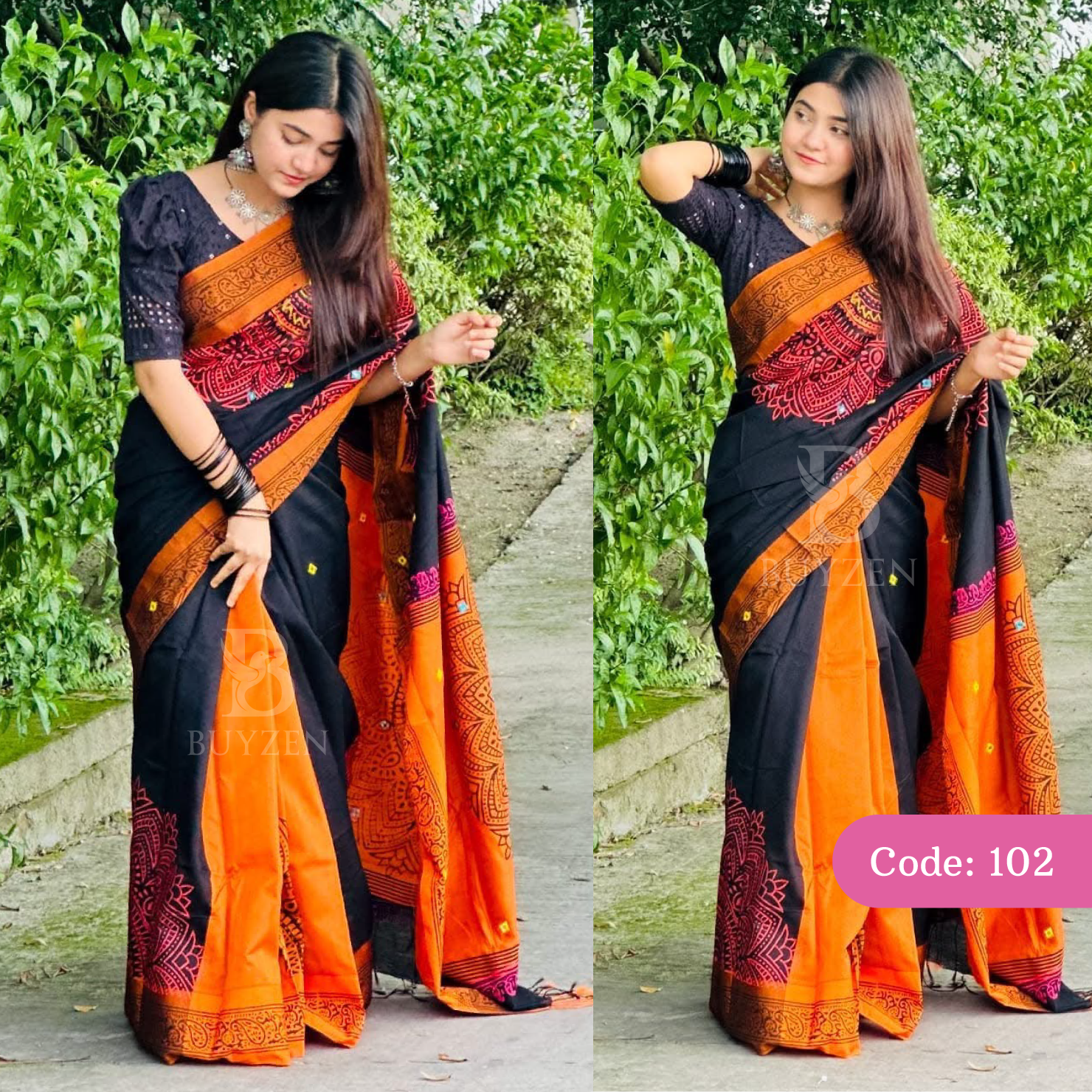 Dupian Silk Saree Code-102