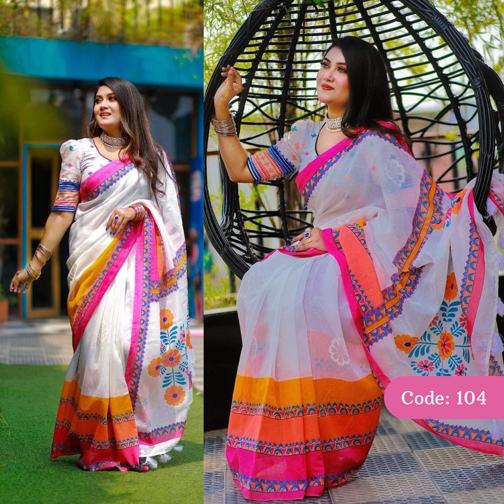 Dupian Silk Saree Code-104